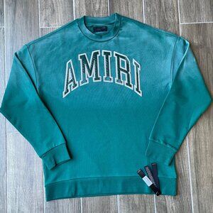 Amiri Men Green Color Crewneck Sweaters Size:XXL